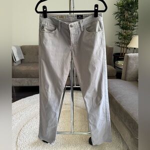 Ag Adriano Goldschmied Graduate Tailored Leg Light Gray Jeans Size 30 x 32